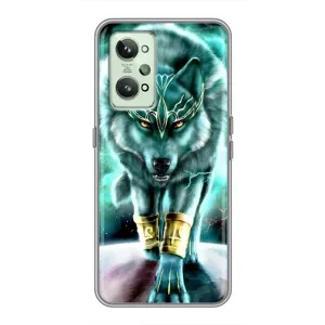 Защитные чехлы для Реалми ДжиТи 2 (AlphaPrint) (ХИТ продаж) ВОЛК