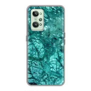 Мраморний чехол на Realme GT2 (VPrint) (Зелений мрамор)