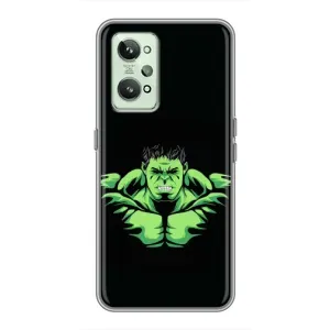 Чохли з героями Марвел Realme GT2 (VPrint) (Зелений Халк)