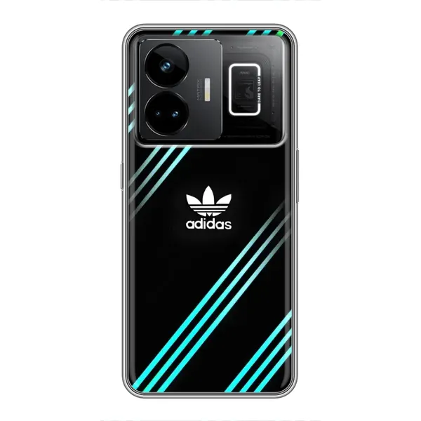 Чехол с принтом «Адидас с полосами» для Realme GT3