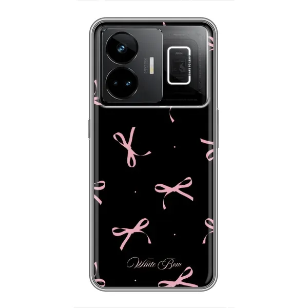 Чехол с принтом «Банты на черном» для Realme GT3