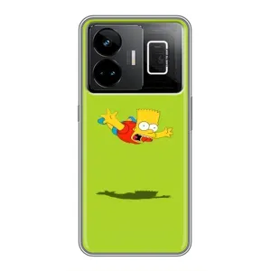 Чехол с Симпсонами для Realme GT3 (VPrint) (Барт Симпсон)