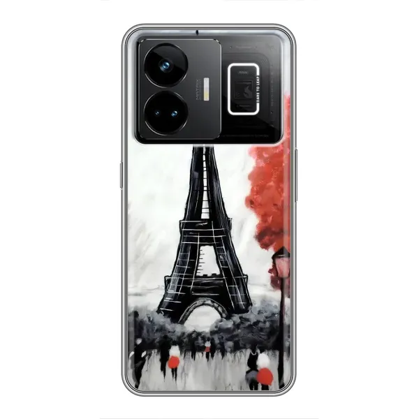 Чехол с принтом «Башня в Париже» для Realme GT3