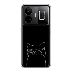 Чохол з малюнком кіт на Realme GT3 (Байдужий кіт)