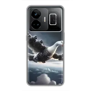 Чехол с мемом Тралалело тралала на Realme GT3 (Бомбардини гусини)