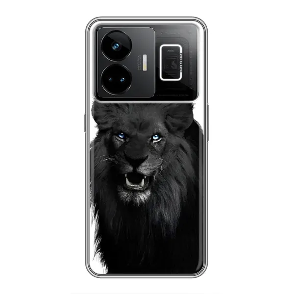 Чехол с принтом «Черный ЛЕВ» для Realme GT3