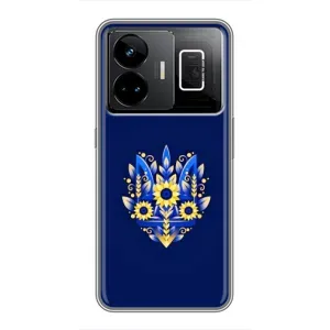 Чохол з принтом «Квітковий Герб» для Realme GT3