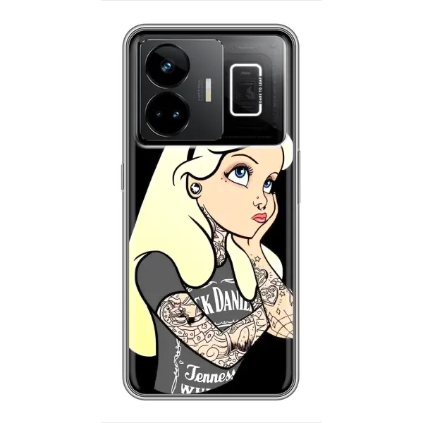 Чехол с принтом «Девочка в тату» для Realme GT3