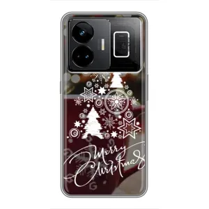 Рождественские Чехлы для Realme GT3 (VPrint) (Елочка узорная)