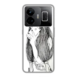 Чехол с печатью для Realme GT3 - (Мода) (AlphaPrint) (Фото девочки)