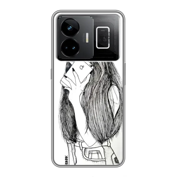 Чехол с принтом «Фото девочки» для Realme GT3
