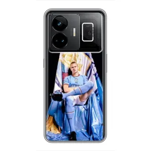 Чохли з футболістом Ерлінг Холанд для Realme GT3 (AlphaPrint) (футболіст Холанн)
