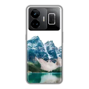 Силиконовый чехол с КАРТИНКАМИ лето для Realme GT3 (AlphaPrint) (Гори)