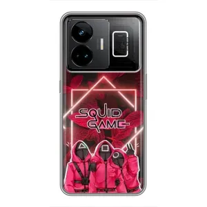 Чехол Гра в кальмара для Realme GT3 (Охранники Игра кальмара)