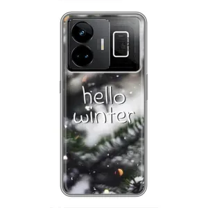 Новорічні, Святкові Чохли для Realme GT3 - 2024 год (Hello winter)
