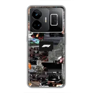 Чехол Формула1 на Realme GT3 (Гоночный коллаж Ф1)