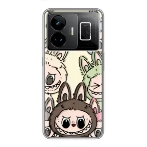 Чохол з Лабубу на Realme GT3 (Золота мавпа Bored Ape)