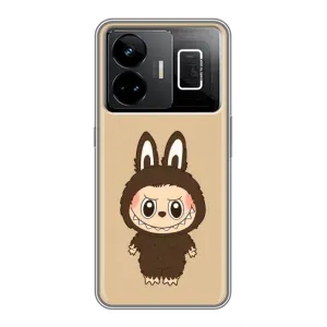 Чохол з Лабубу на Realme GT3 (Bored Ape в червоному)