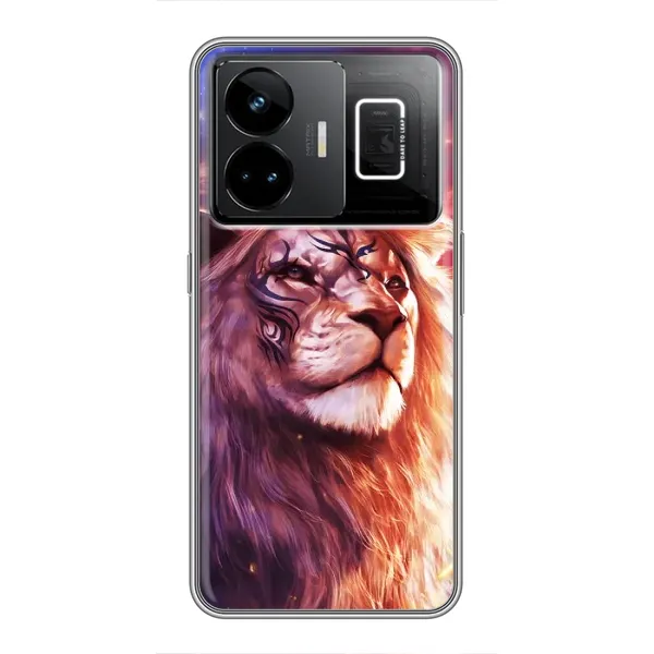 Чехол с принтом «Красочный Лев» для Realme GT3