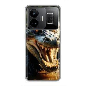 Чохол з картинкою 'Хижаки' для Realme GT3 (Небезпечний крокодил)