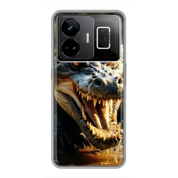 Чохол з принтом «Небезпечний крокодил» для Realme GT3 Чохол з принтом «Небезпечний крокодил» для Realme GT3