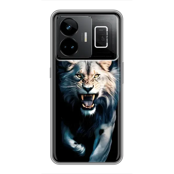 Чохол з принтом «Лев у темряві» для Realme GT3 Чохол з принтом «Лев у темряві» для Realme GT3