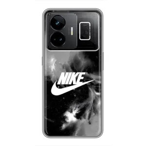 Чехол для Realme GT3 - с принтом Найк (AlphaPrint) (Лого Найк)