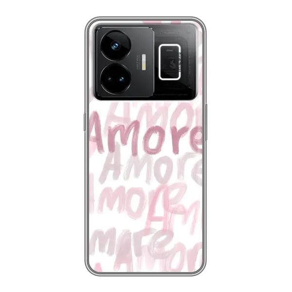 Чехол с принтом «Аморе любовь» для Realme GT3