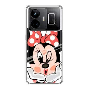 Эксклюзивный чехол для Realme GT3 (AlphaPrint - Мультяшные) (Маус Минни)