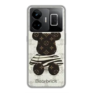 Крутые Чехлы Луи Виттон для Realme GT3 (AlphaPrint) (Медведь LV)