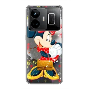 Чохол Disney Mouse Realme GT3 (PREMIUMPrint) (Minni з бантіком)