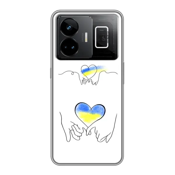 Чохол з принтом «Мир Україні» для Realme GT3