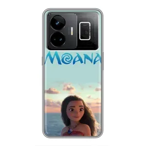 Чехол с мультфильмом Моана Realme GT3 (Портрет Моана)