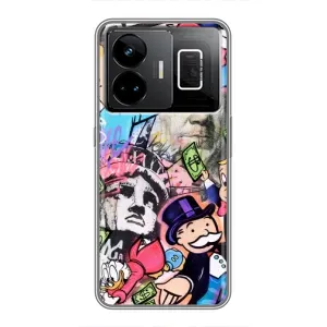 Чохли з крутими принтами для Realme GT3 - (PREMIUMPrint) (Monopoly man)