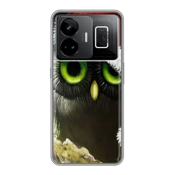 Чехол с принтом «Новогодняя Сова» для Realme GT3