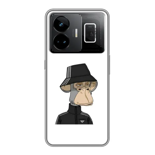 Чехол с принтом «обезьяна NFT Adidas» для Realme GT3