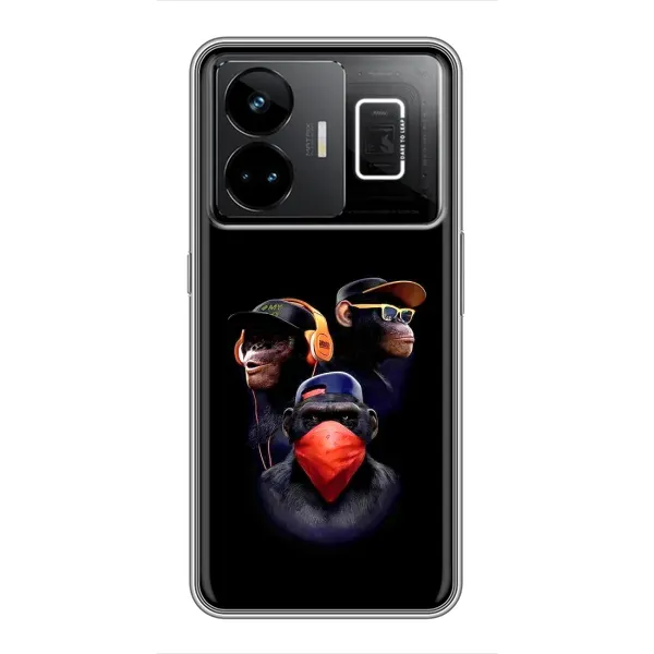 Чохол з принтом «Три мавпи» для Realme GT3