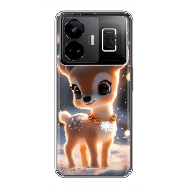 Чехол с принтом «Олененок» для Realme GT3