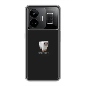 Чехол Майнкрафт на Realme GT3 (AlphaPrint) Minecraft (Овечка Майнкрафт)