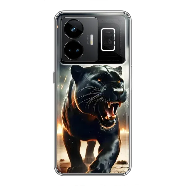 Чохол з принтом «Чорна пантера» для Realme GT3 Чохол з принтом «Чорна пантера» для Realme GT3