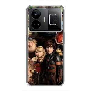 Чехол как приручить дракона на Realme GT3 (Персонажи дракона)