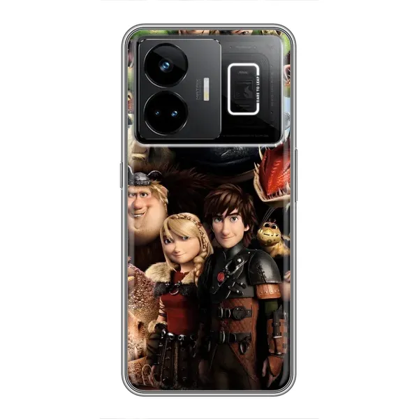 Чехол с принтом «Персонажи дракона» для Realme GT3