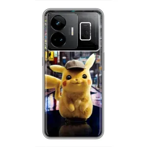 Чохли з крутими принтами для Realme GT3 - (PREMIUMPrint) (Пикачу)
