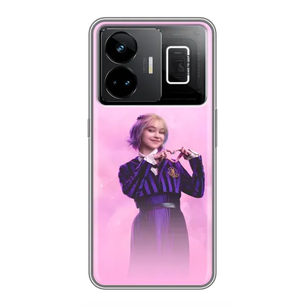 Чехол с принтом «Яркая Энид Уэнздей» для Realme GT3 Чехол с принтом «Яркая Энид Уэнздей» для Realme GT3