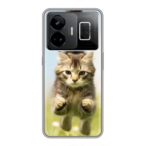 Чохли з Котиками для Realme GT3 (VPrint) (Прижок кота)