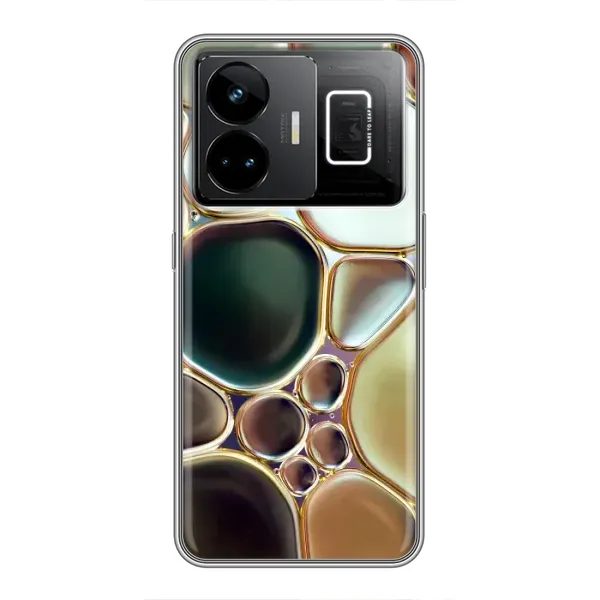 Чехол с принтом «Радужный Мрамор» для Realme GT3