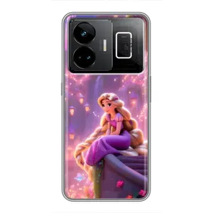 Чехол Рапунцель для Realme GT3 (Рапунцель в замке)