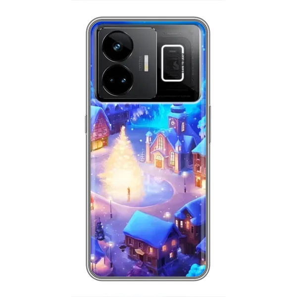Чохол з принтом «Різдвяне місто» для Realme GT3