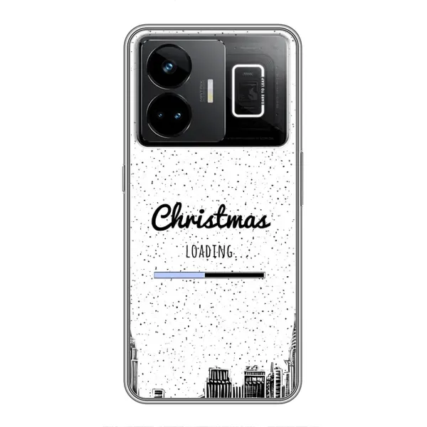 Чехол с принтом «Рождество загружается» для Realme GT3
