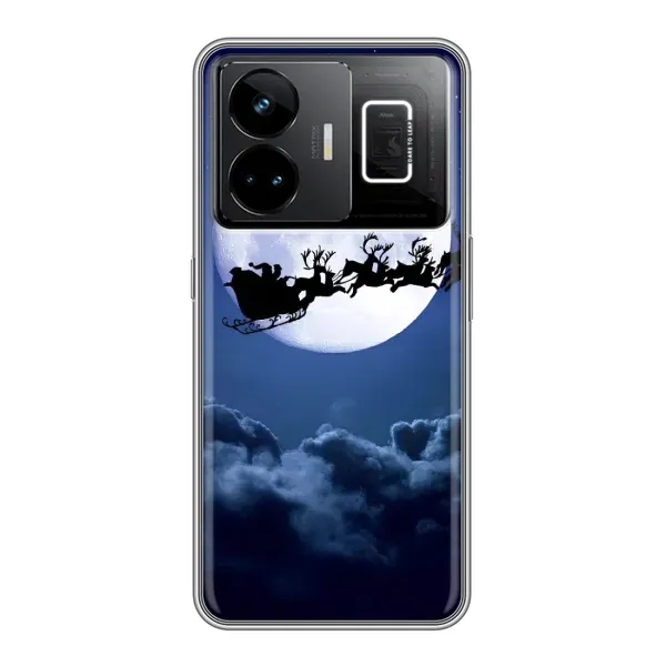 Чехол с принтом «Санта - луна» для Realme GT3